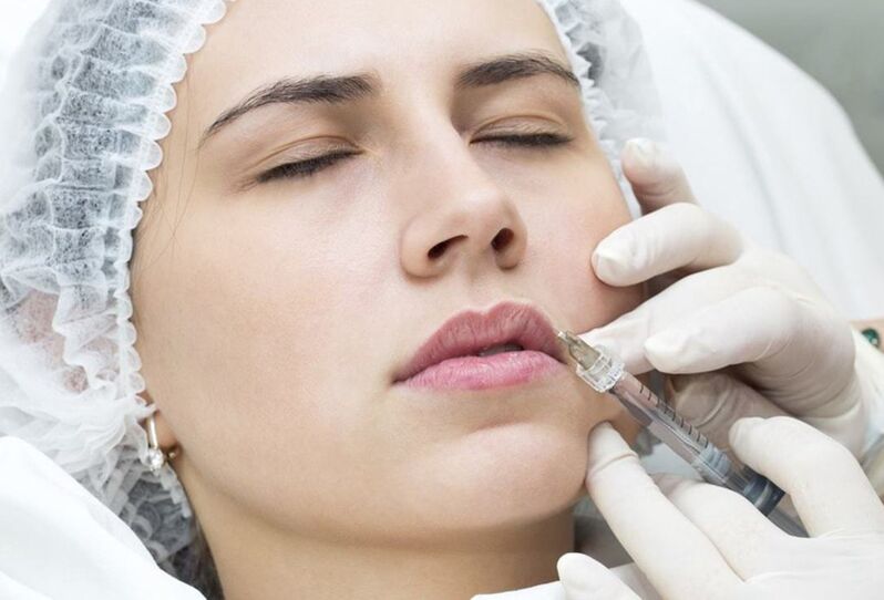 Rejuvenation of face injection