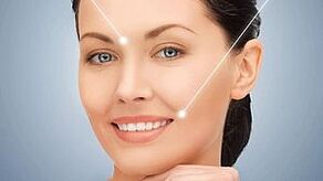Facial skin rejuvenation with fractional laser
